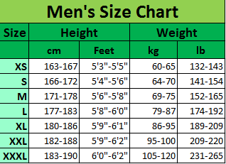 aleeda polypropylene wetsuit long sleeve vest rash thermal mens xs size chart